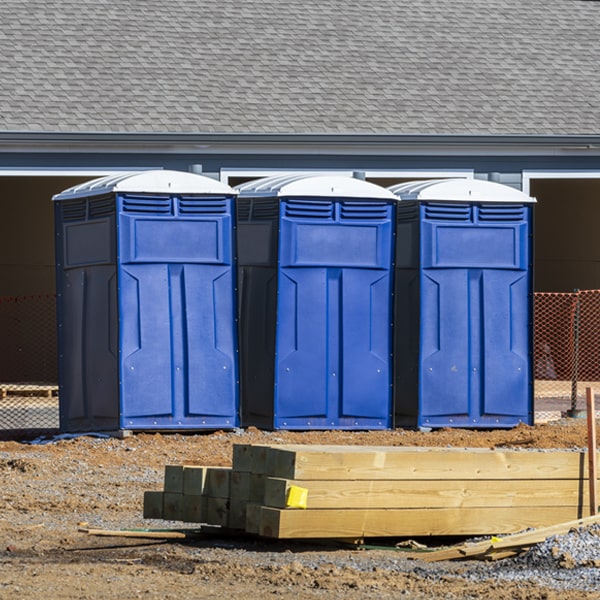 are there any restrictions on where i can place the porta potties during my rental period in Cranberry Ohio